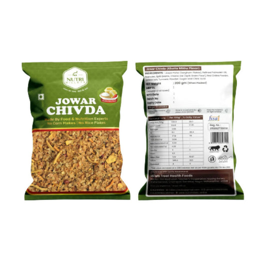 NutriMillets Jowar Flakes Chivda - Khatta Mitha Flavor -  buy in usa 