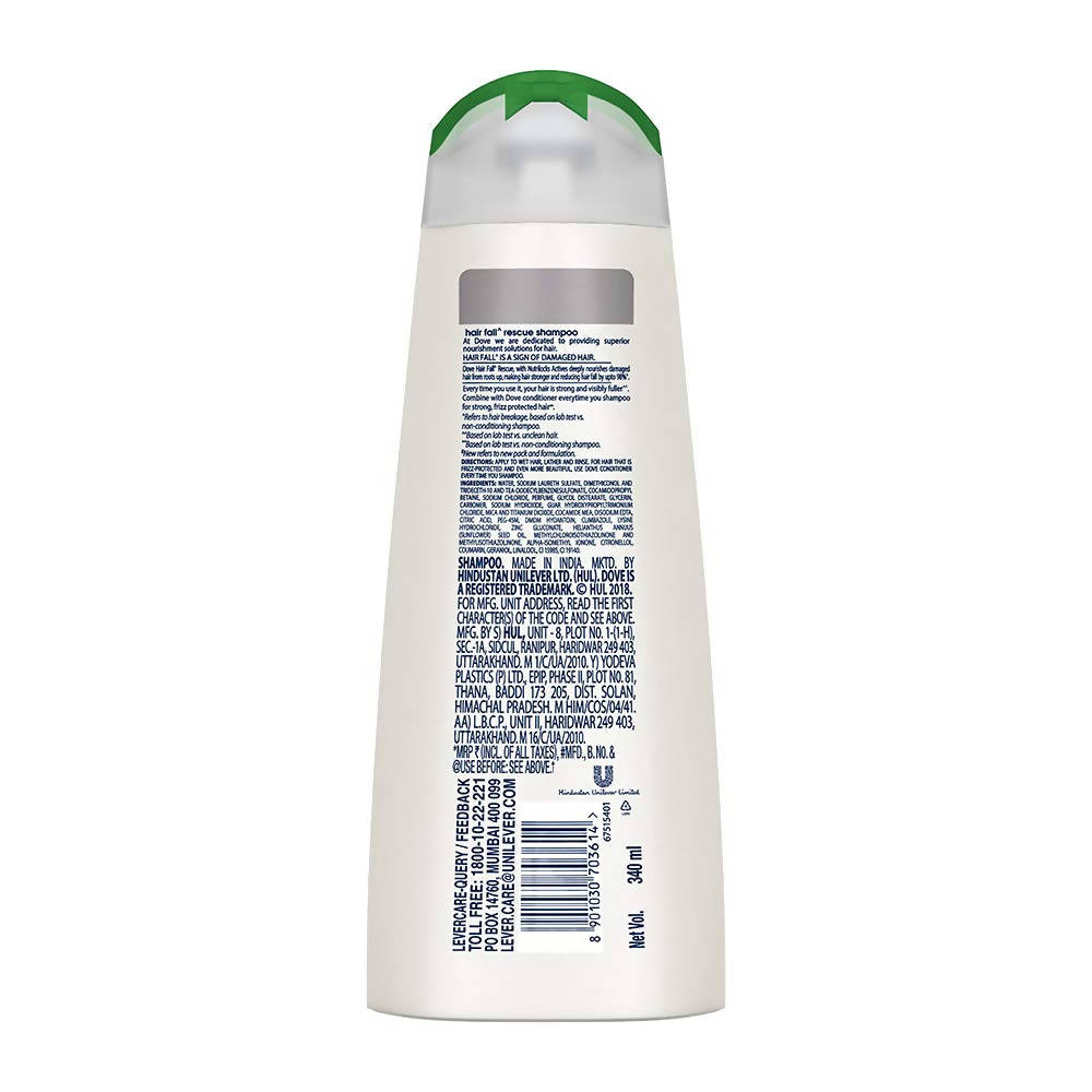 Dove Hair Fall Rescue Shampoo For Weak Hair Prone To Hairfall