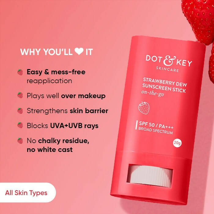 Dot & Key Strawberry Dew SPF 50 Sunscreen Stick