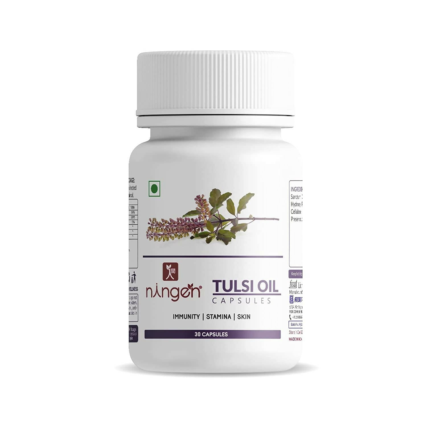 Ningen Tulsi Oil Capsules - BUDEN