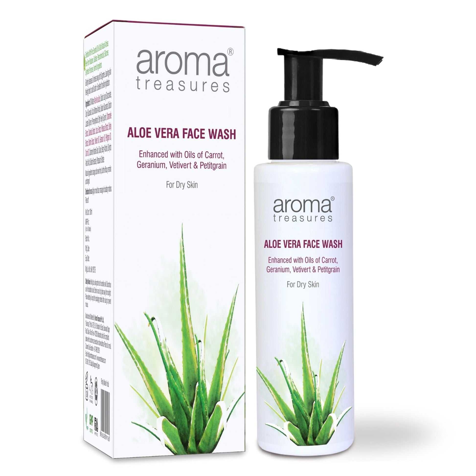 Aroma Treasures Aloe Vera Face Wash - 100ML