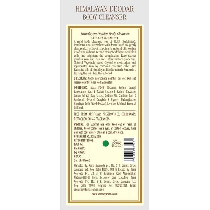 Kama Ayurveda Himalayan Deodar Body Cleanser 200ml