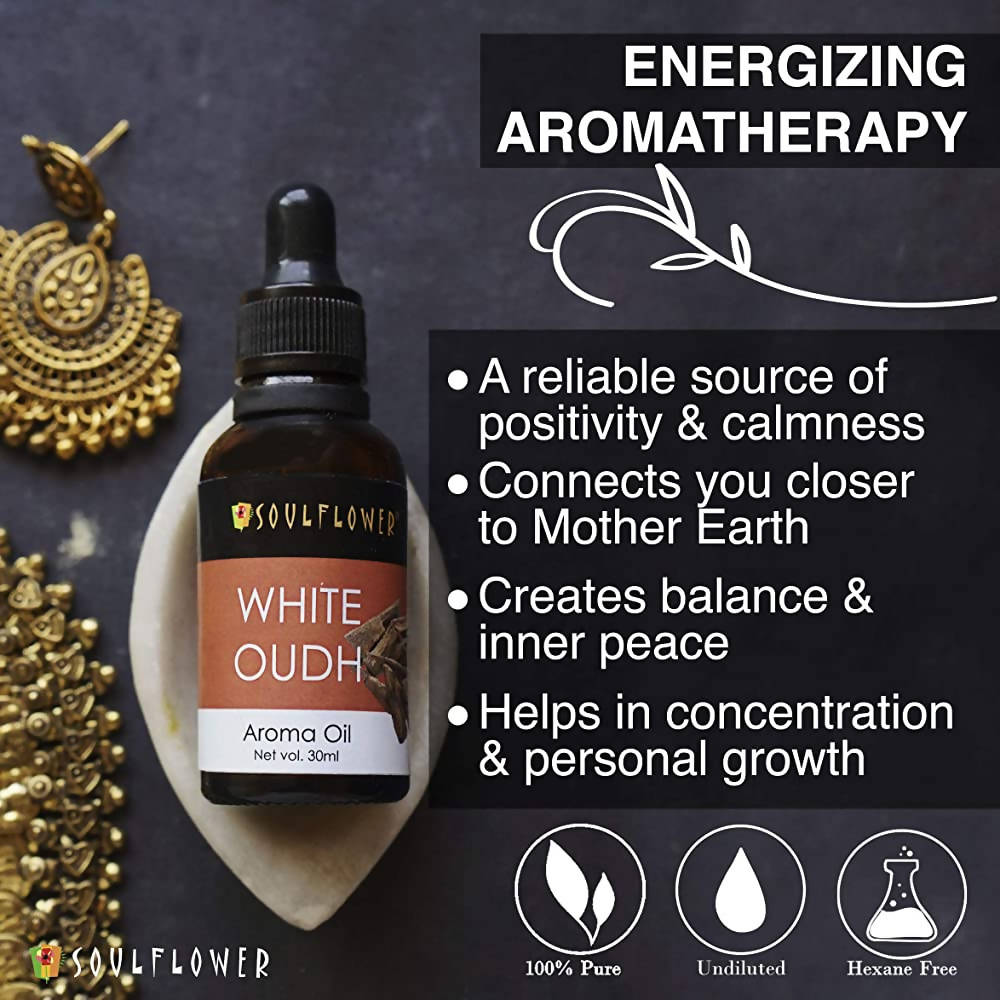 Soulflower White Oudh Aroma Oil