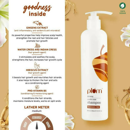 Plum Ginseng Gentle Rinse Shampoo