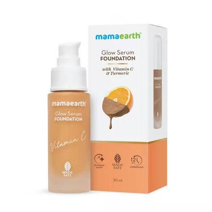 Mamaearth Glow Serum Foundation-Toffee Glow