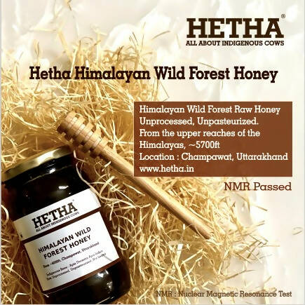 Hetha Pure Himalayan Wild Forest Raw Honey - NMR Passed | Unprocessed | Unpasteurized