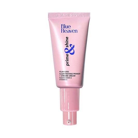 Blue Heaven Prime & Shine Flawless Illuminating Primer & Strobe Cream - Golden Pink - 25GM