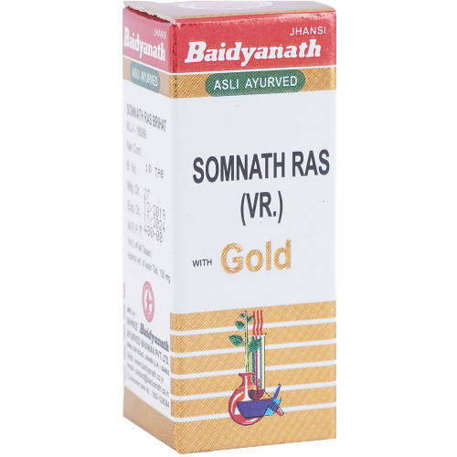 Baidyanath Somnath Ras VR With Gold