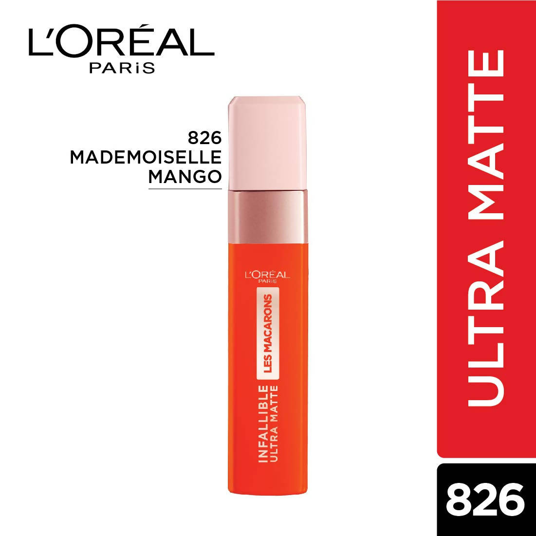 L'Or??al Paris Infallible Ultra Matte Liquid Lipstick, Les Macarons - 826 Mademoiselle Mango