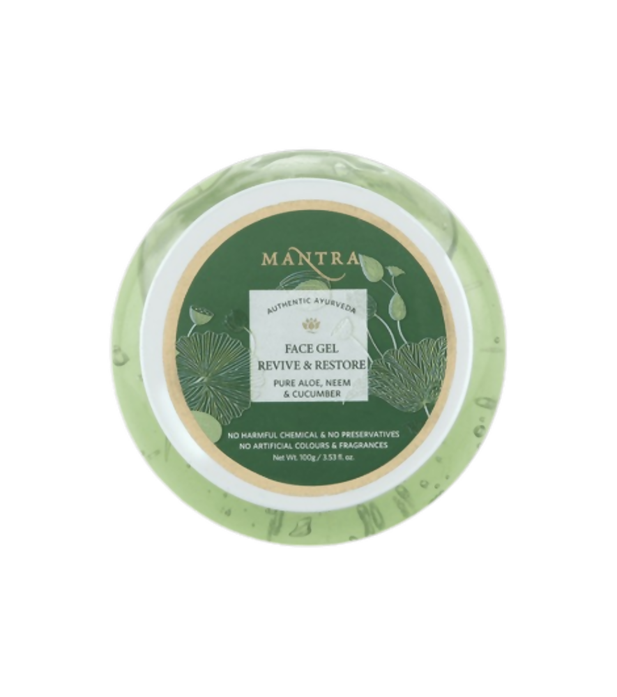Mantra Herbal Face Gel Revive & Restore Pure Aloe Neem & Cucumber