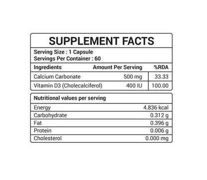 Nutrisouk Vitamin D3 Capsules