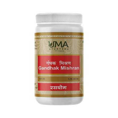 Uma Ayurveda Gandhak Mishran Tablets - BUDEN