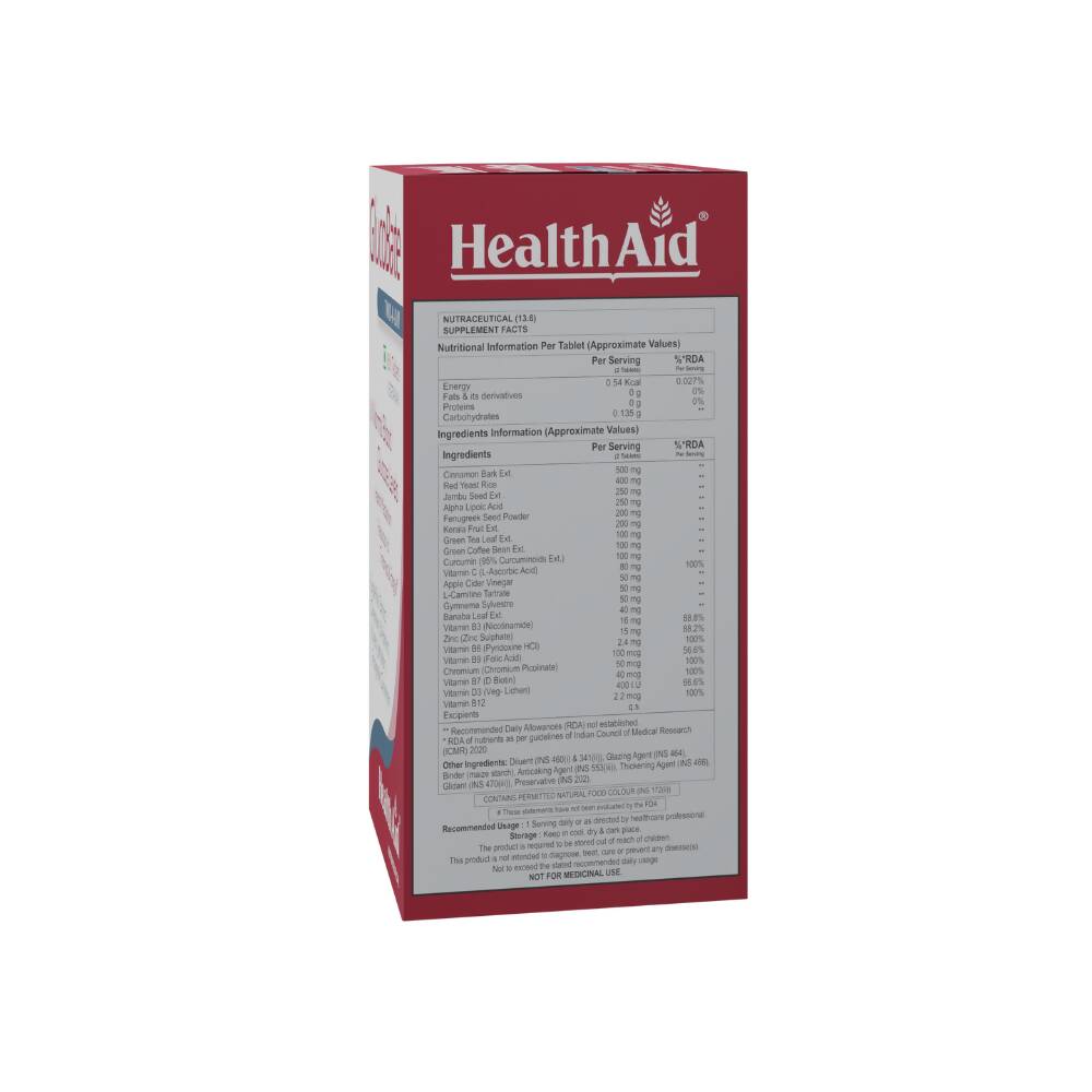 HealthAid GlucoBate Tablets