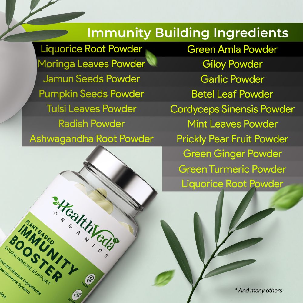 Health Veda Organics Natural Immunity Booster Capsules