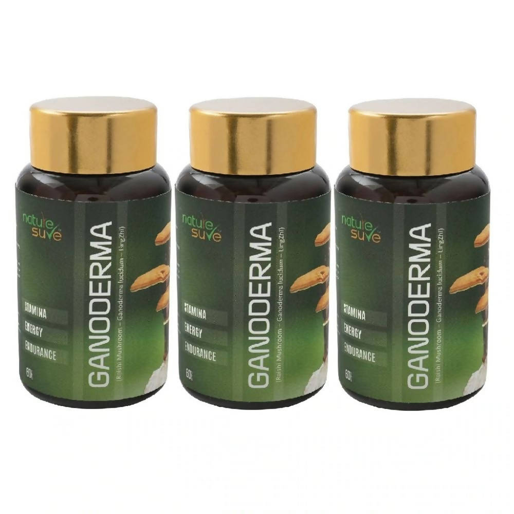 Nature Sure Ganoderma Ling Zhi Reishi Mushroom Capsules