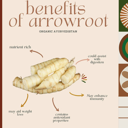 Organic Ayurvedistan Arrow Root Powder