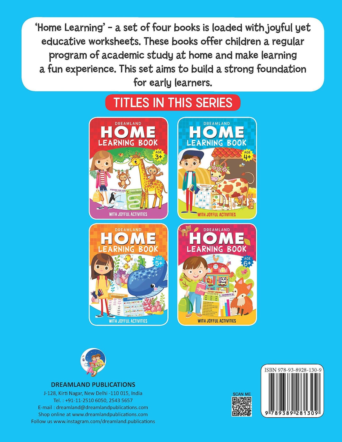 Dreamland Home Learning Book With Joyful Activities - 5+ : Children Interactive & Activity Book