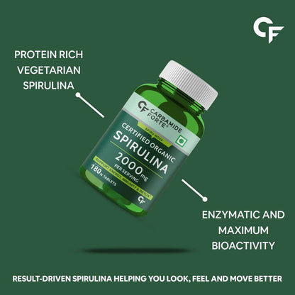 Carbamide Forte Organic Spirulina Tablets