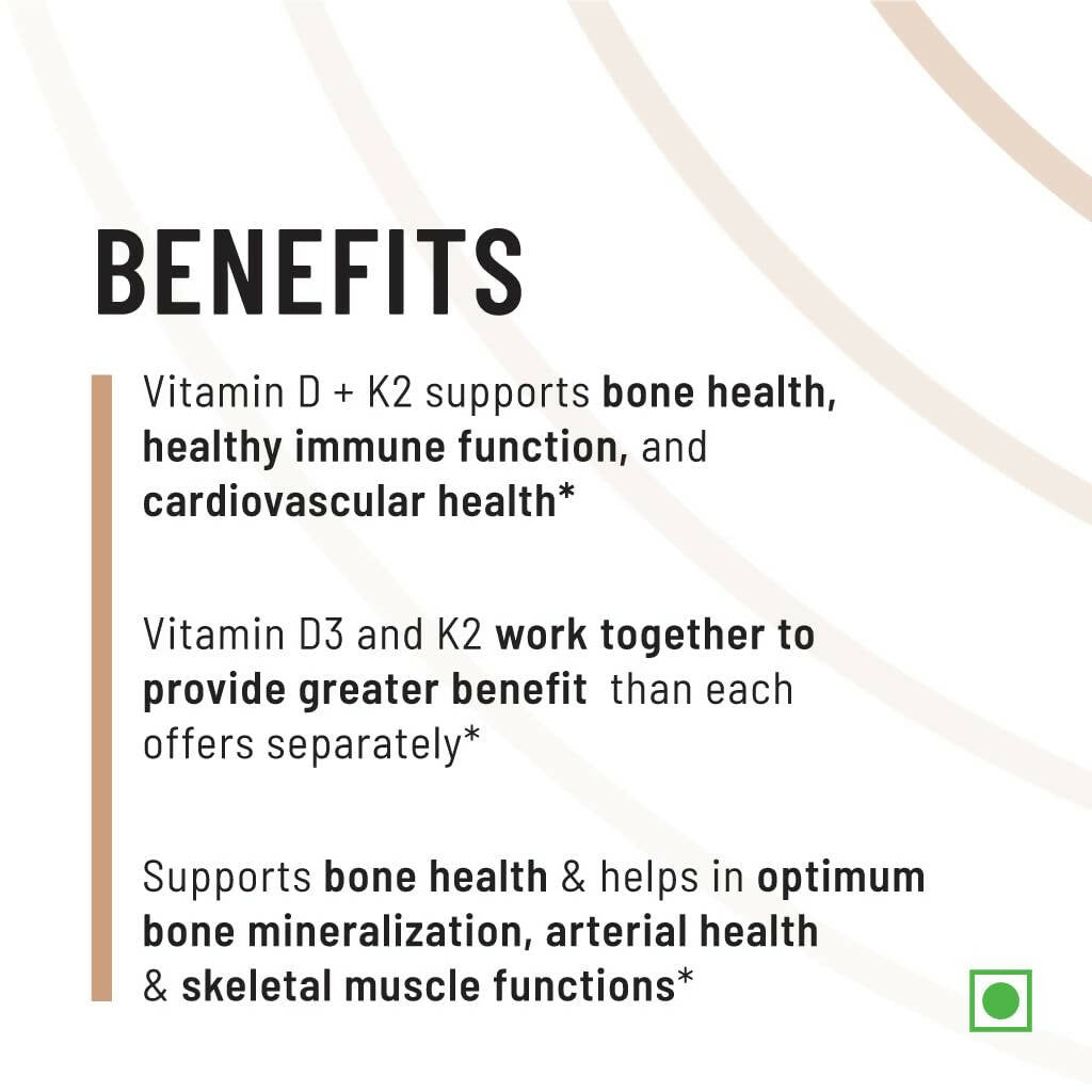 Unived Basics D3+K2 (MK-7) | Vegan Vitamin D3 600 IU & Vitamin K2-7
