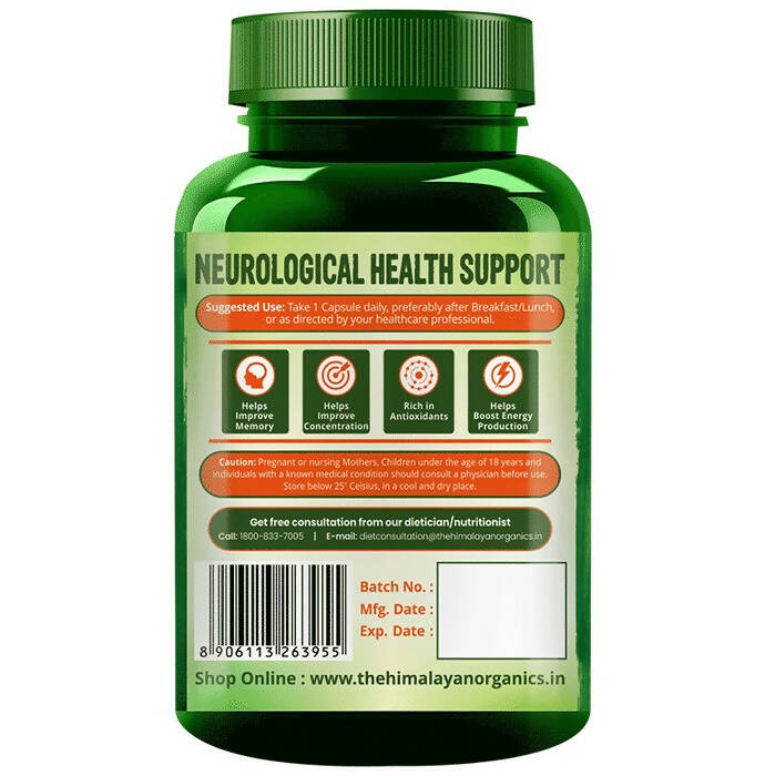 Himalayan Organics Plant-Based Vitamin B1 Capsules