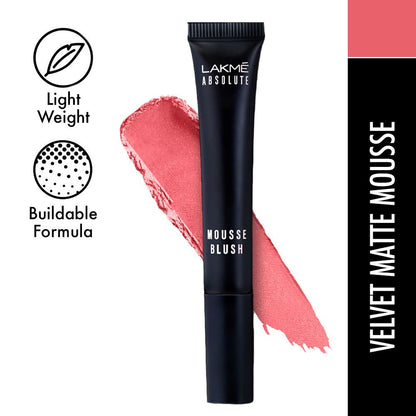 Lakme Absolute Mousse Blush - Pink Rose