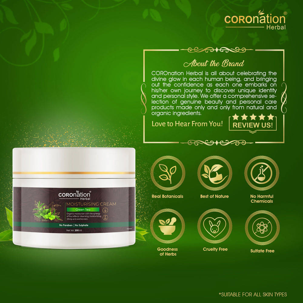 Coronation Herbal Fuji Matcha Green Tea Moisturizing Cream