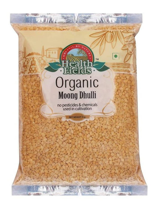 Health Fields Organic Moong Dal Dhuli - 1KG