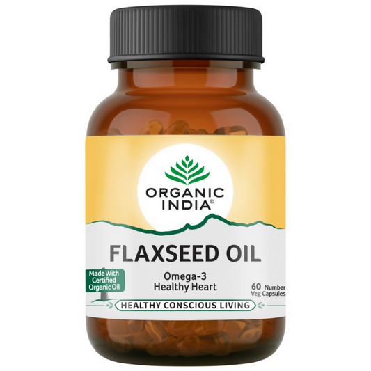 Organic India Flaxseed Oil Capsules - BUDEN