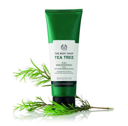 The Body Shop Tea Tree 3 IN 1 Wash Scrub Mask