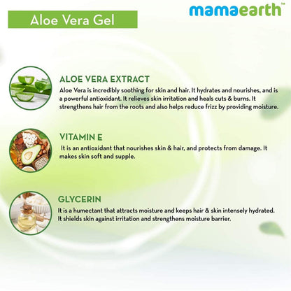 Mamaearth Aloe Vera Gel For Skin & Hair