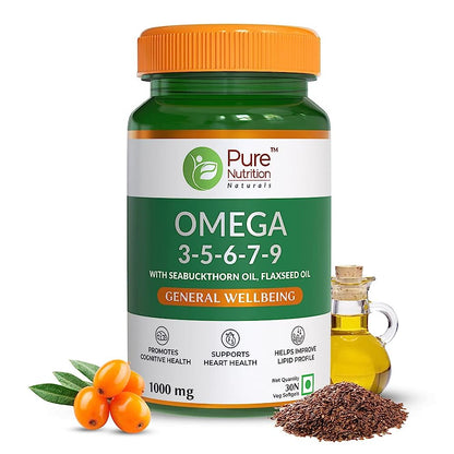 Pure Nutrition Omega Unique 3-5-6-7-9 Softgels - BUDEN
