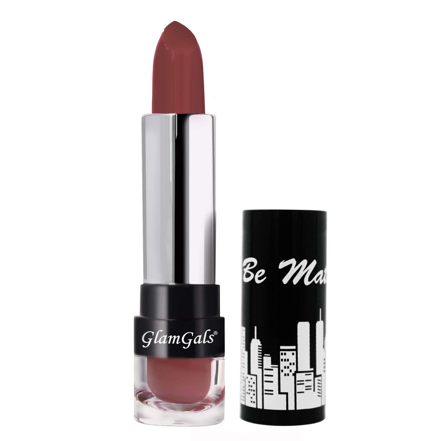 Glamgals Hollywood-U.S.A Matte Finish Kiss Proof Lipstick-Honey Brown
