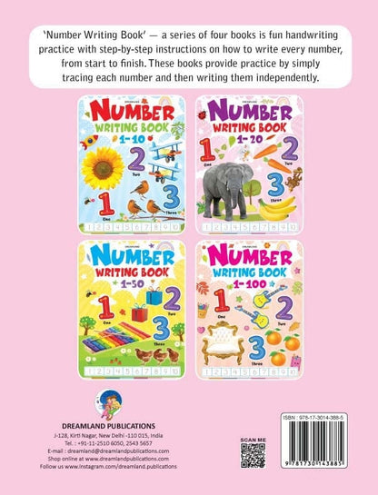 Dreamland Number Writing Book 1-20