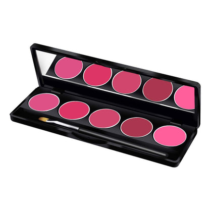 Glamgals Hollywood-U.S.A 5 Color Lipstick Palette, Dark Pink -  USA 