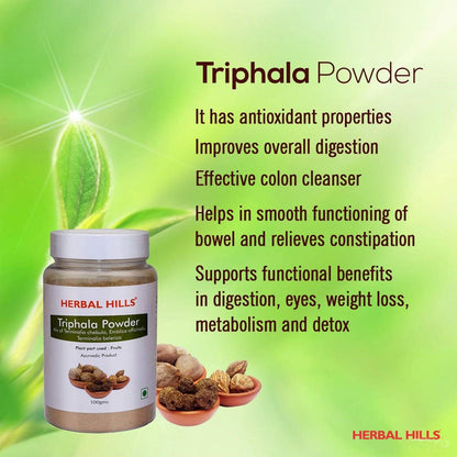 Herbal Hills Ayurveda Organic Triphala Powder