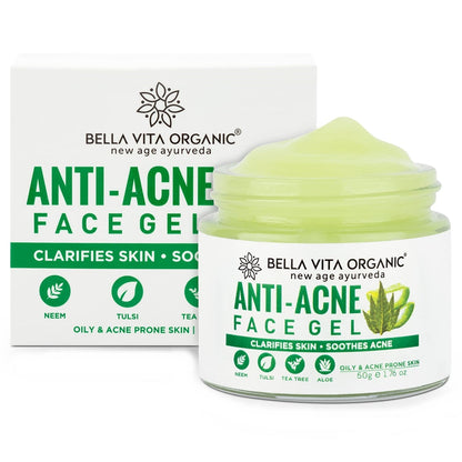 Bella Vita Organic Anti Acne Face Gel Creme -  USA 