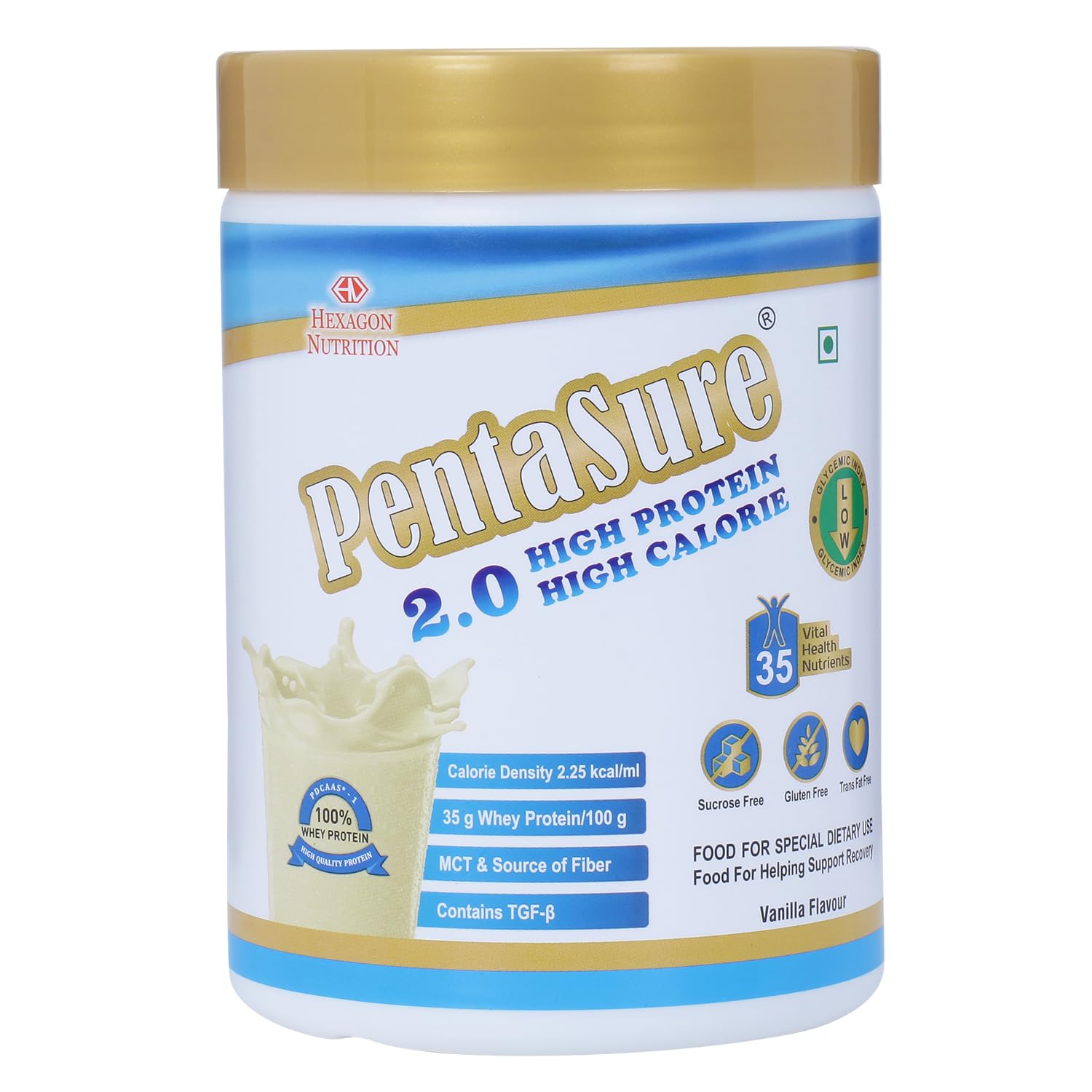 PentaSure 2.0 High Protein Powder - Vanilla Flavor - BUDNE