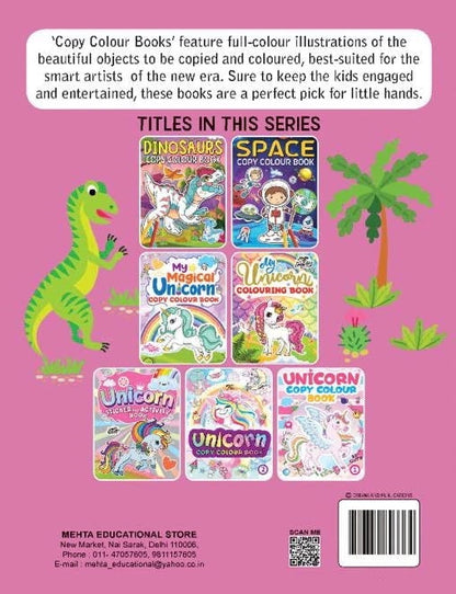 Dreamland Dinosaurs Copy Colour Book