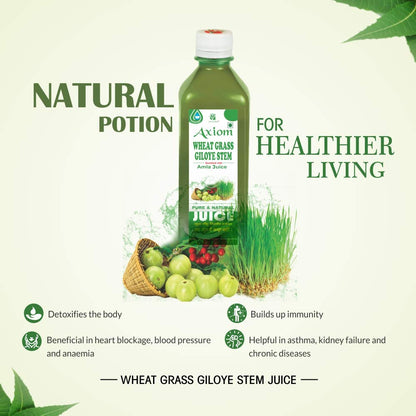 Jeevan Ras Axiom Wheat Grass Giloye Stem Juice