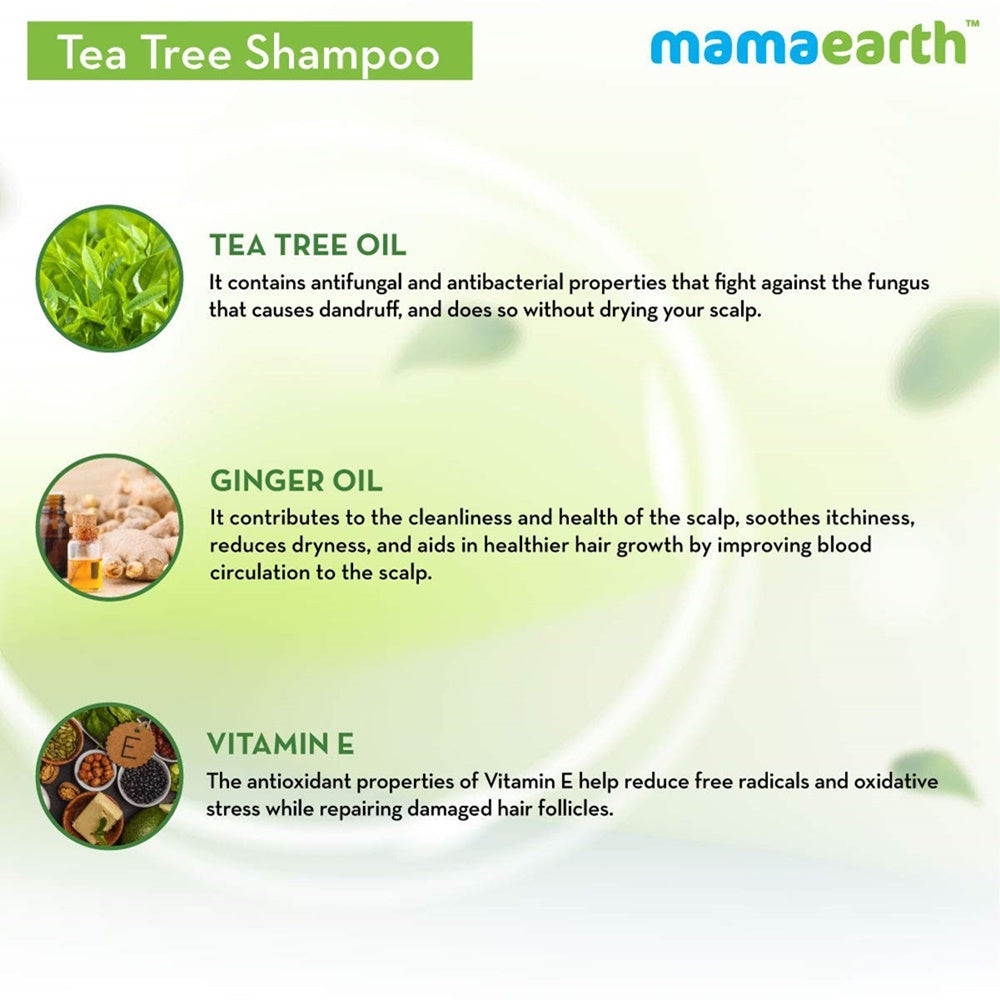 Mamaearth Tea Tree Shampoo & Onion Hair Oil