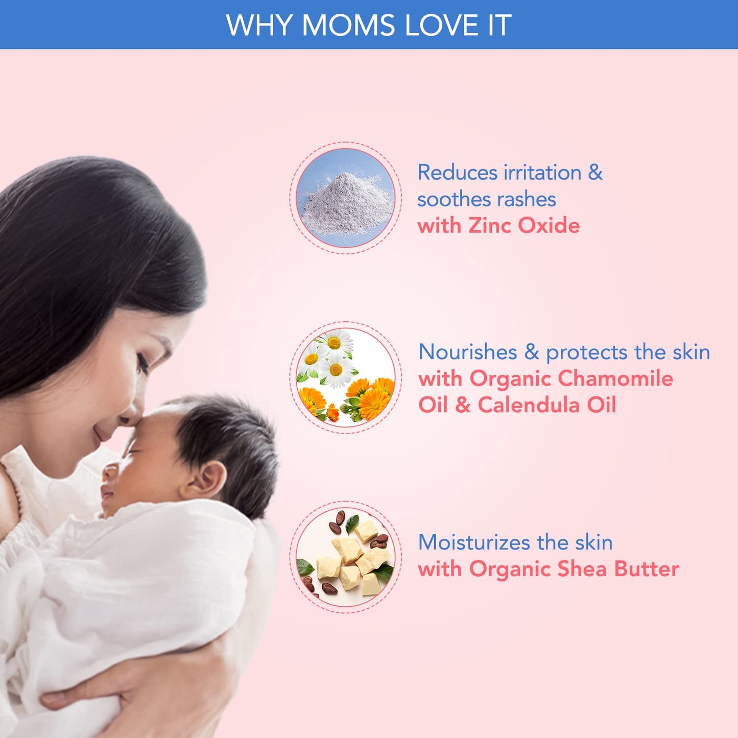 The Moms Co Natural Diaper Rash Cream for Baby