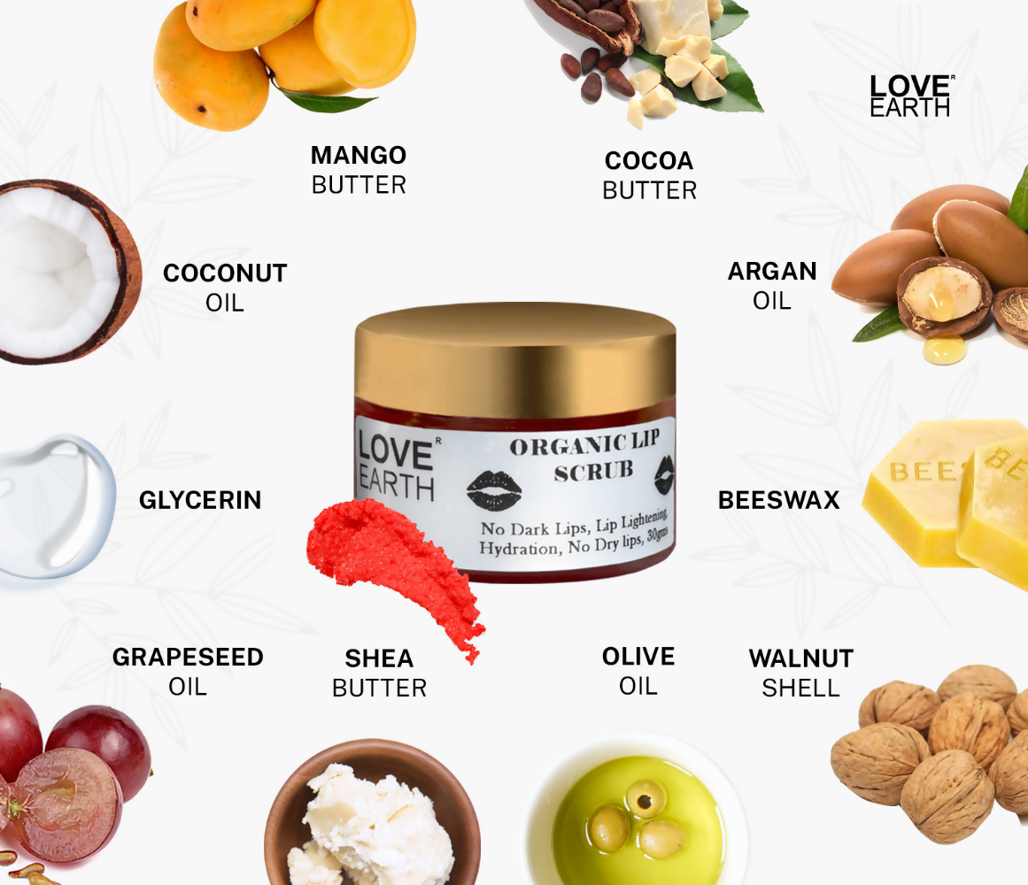 Love Earth Organic Lip Scrub