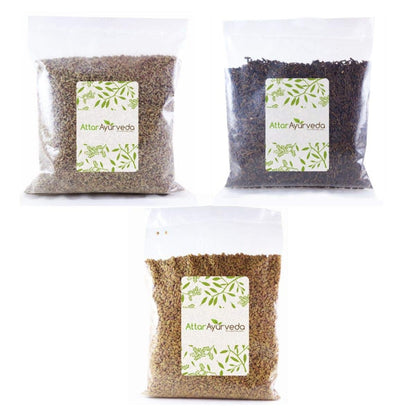 Attar Ayurveda Methi, Ajwain, Kali Jeeri Combo Pack