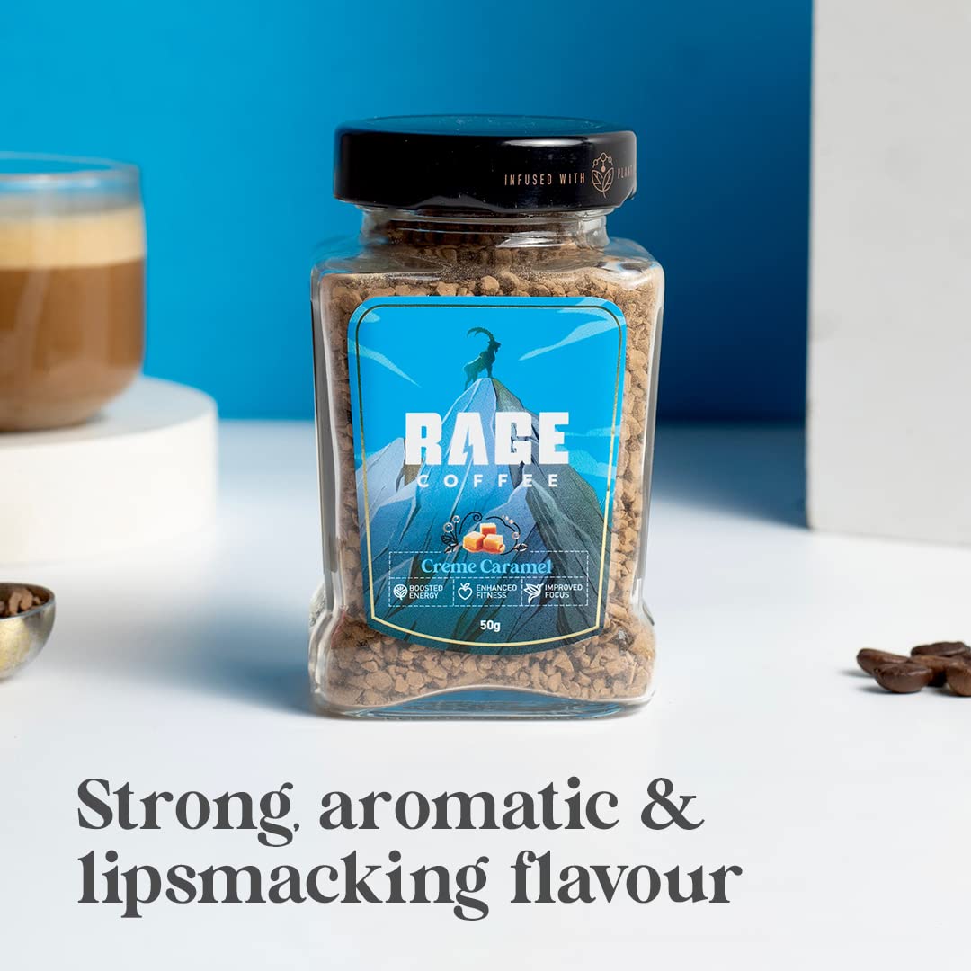 Rage Coffee Creme Caramel Instant Coffee