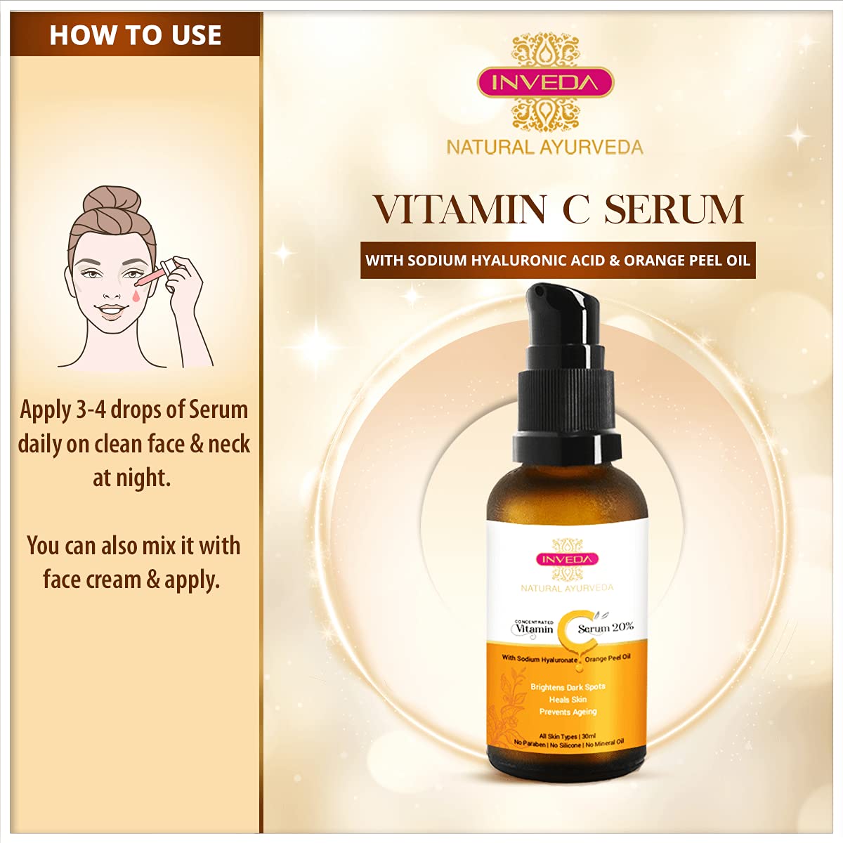 Inveda Concentrated Vitamin C Serum 20%