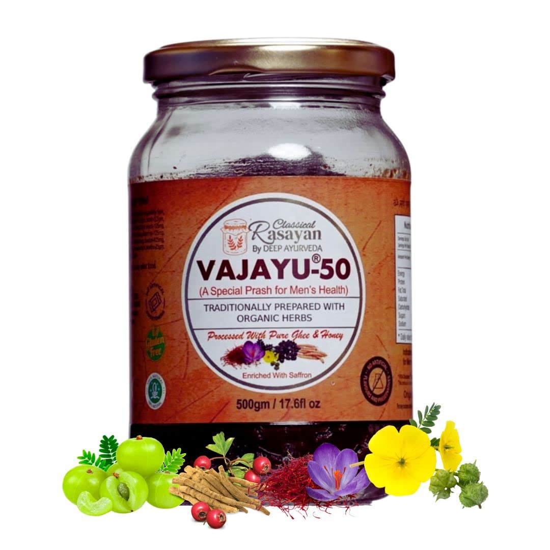 Deep Ayurveda Vajayu 50 Prash For Men's Health - usa canada australia