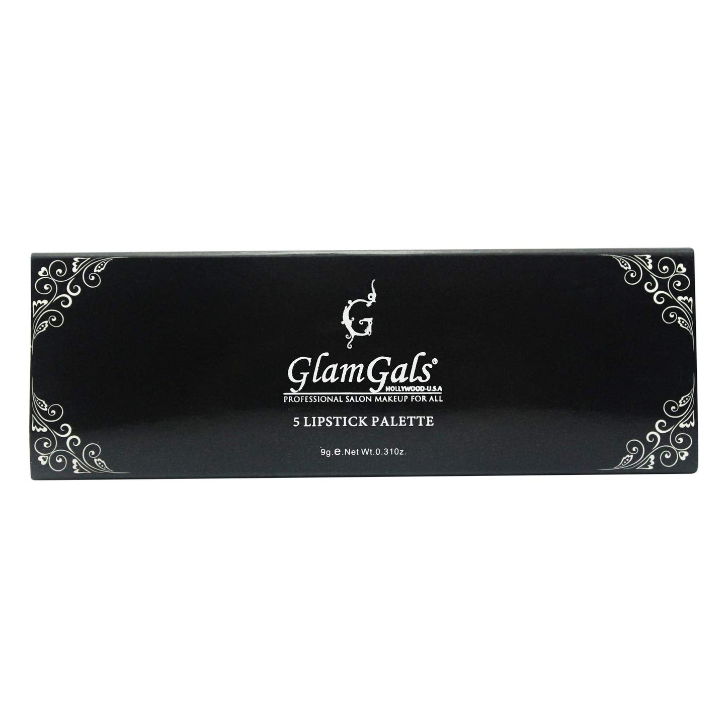 Glamgals Hollywood-U.S.A 5 Color Lipstick Palette, Dark Pink