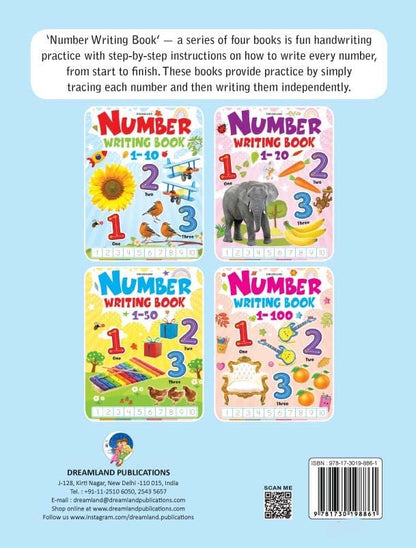 Dreamland Number Writing Book 1-10