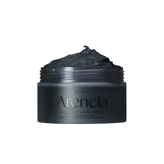 Arencia Black Tea & Yuzu Fresh Cloud Body & Scalp Scrub