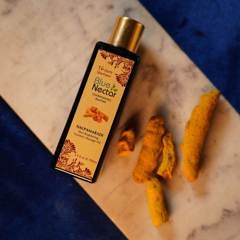 Blue Nectar Nalpamaradi Turmeric Massage Oil